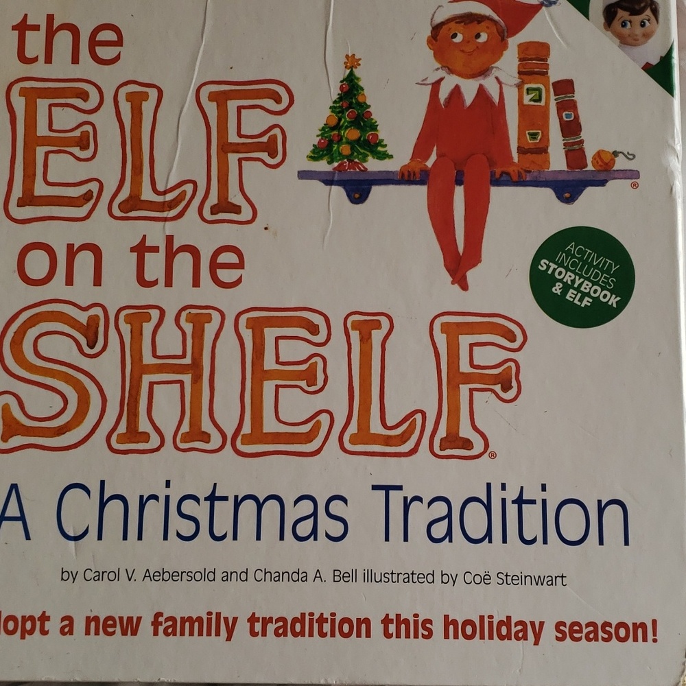 Elf on the Shelf : A Christmas Tradition Blue Eye Boy Plush Scout & Book in Box